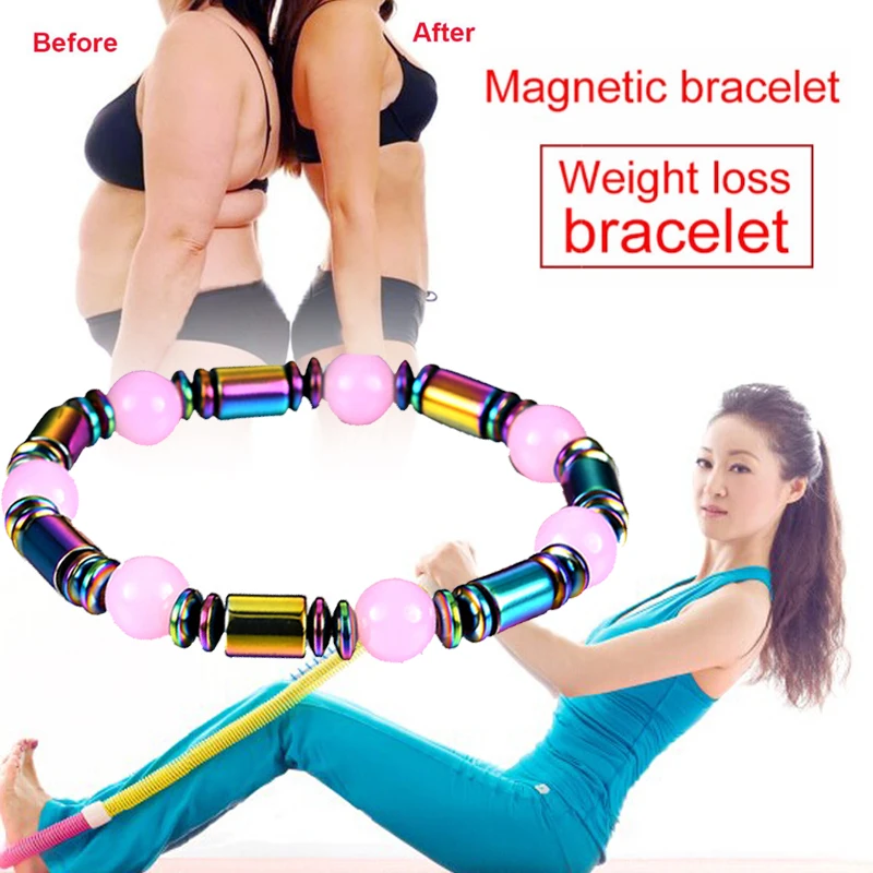 Цветной магнитный браслет из бисера для похудения красивый браслет для облегчения боли браслет для похудения эффективный уход за здоровьем Мода