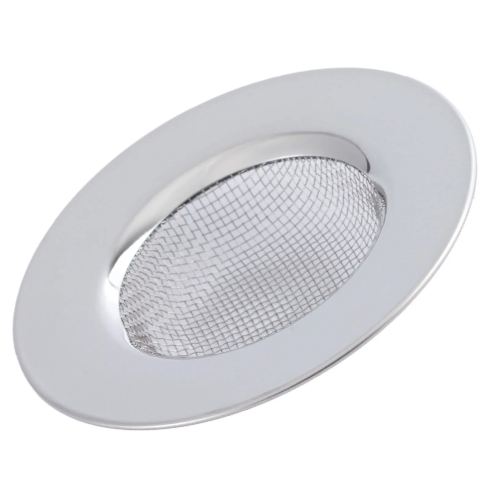 1Pc Kitchen Sink Strainer 7.7CM Stainless Steel Sink Drain Cover Drainer Basin Filter Mesh Sink Strainer for Bathroom Shower