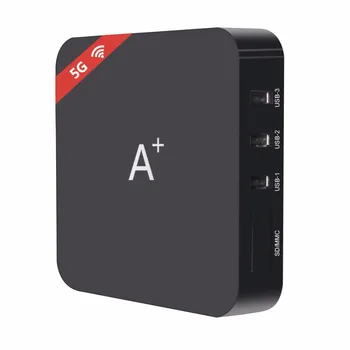 

10pcs/lot dhl free Aplus S905X 2G/16G 5G BT Android 7.1 Quad Core tv box