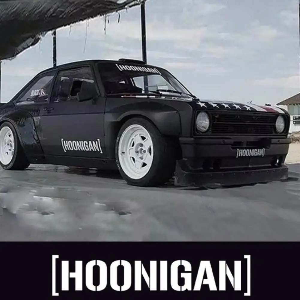 Автомобиль Hoonigan наклейки украшения для мотоциклов наклейки Черный Серебристый Hoonigan, Кен Блок дрейф JDM Moto Coche автомобиль-Стайлинг