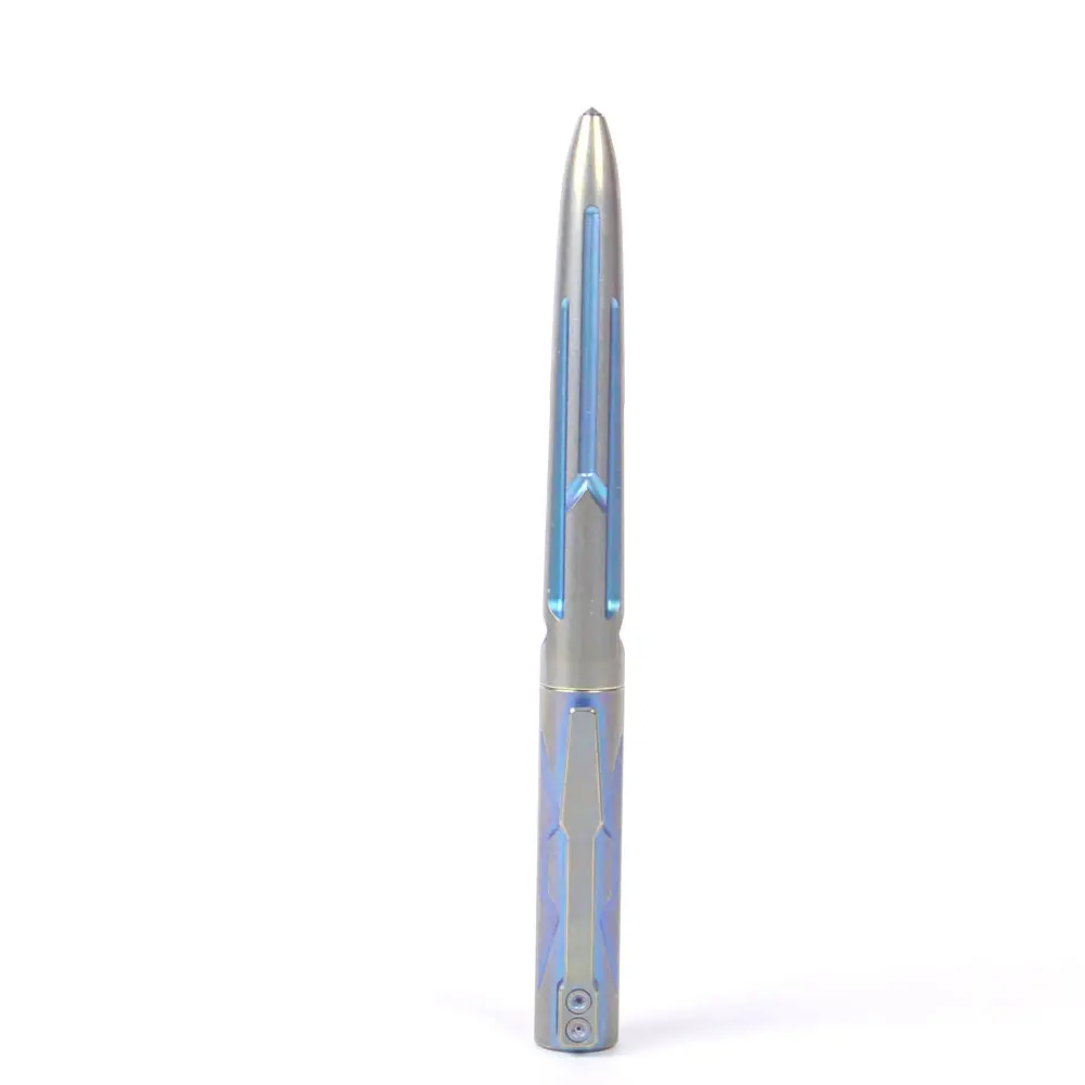 Манкер P20 Титан TC4 тактическая ручка Вольфрам сталь Стекло инструмент тактическая ручка для самообороны с пополнения чернил