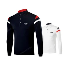 Весна PGM мужчин Гольф рубашки спортивная одежда Топ Спортивная форма мужской Гольф одежда весенняя одежда футболка с длинными рукавами Топы