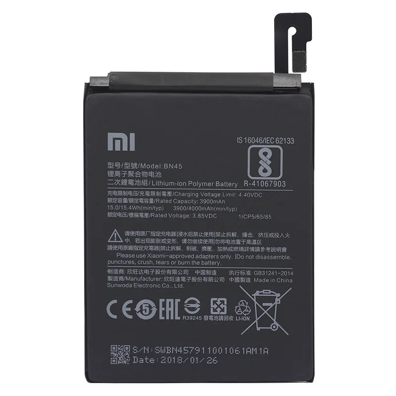 Xiao-Mi-BN45-Phone-Battery-For-Xiaomi-Mi-note2-Redmi-Note-5-Note5-Original-Mobile-Phone