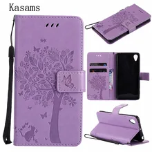 Кожаный чехол с 3D деревом для sony Xperia X performace F8132, чехол для мобильного телефона sony X F5122 F5121, чехол-бумажник с магнитной застежкой и подставкой