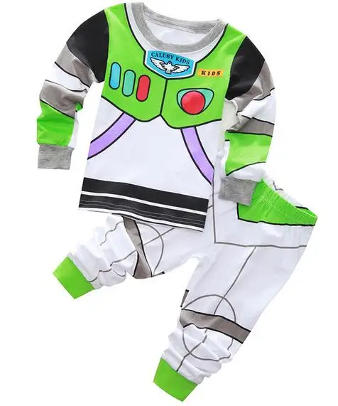 

New kids pajamas Baby spiderman pajamas girls toy story pyjamas children cartoon sleepwear boys captain america pijamas
