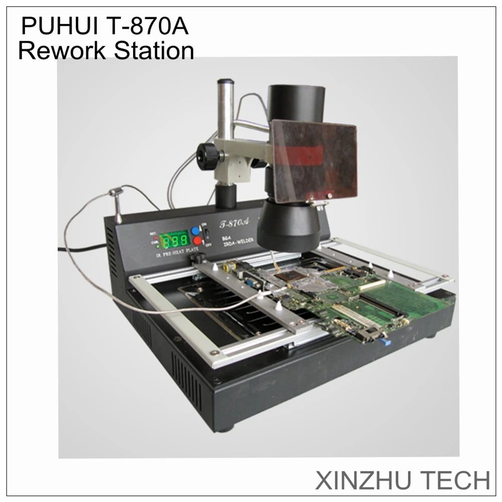 Фирменная Новинка PUHUI T870A сварочный аппарат BGA IRDA T-870A инфракрасный обогрев паяльная станция