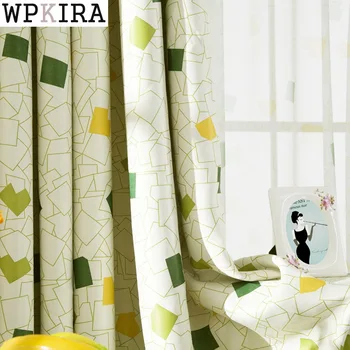 

cartoon children curtains organza window curtain bedroom thermal insulated blackout curtain panel living room curtains 343&20