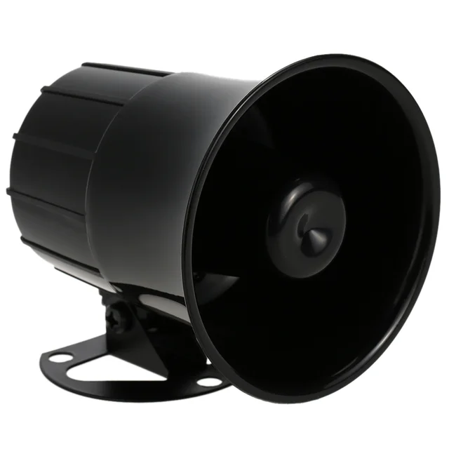 100125dB Super Loud Sound Outdoor Alarm Siren Horn with Bracket for
