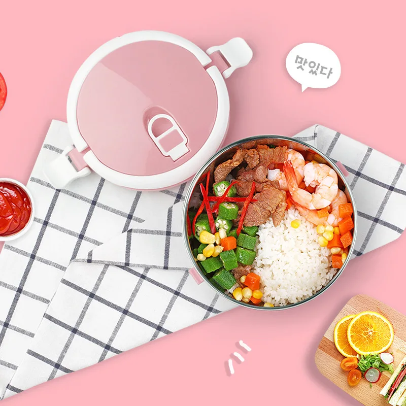 Japanese Stainless Steel Japanese Bento Boxs Portable Food Container Lunchbox For Kids Shcool Thermal Lunch Box Storage Box