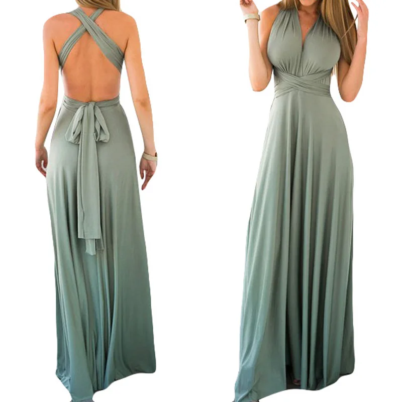 

CTFZ00193 Halter sexy bandage dress Dropshipping