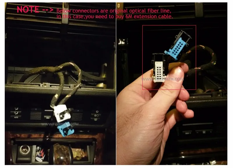 BMW ORIGINAL OPTICAL FIBER
