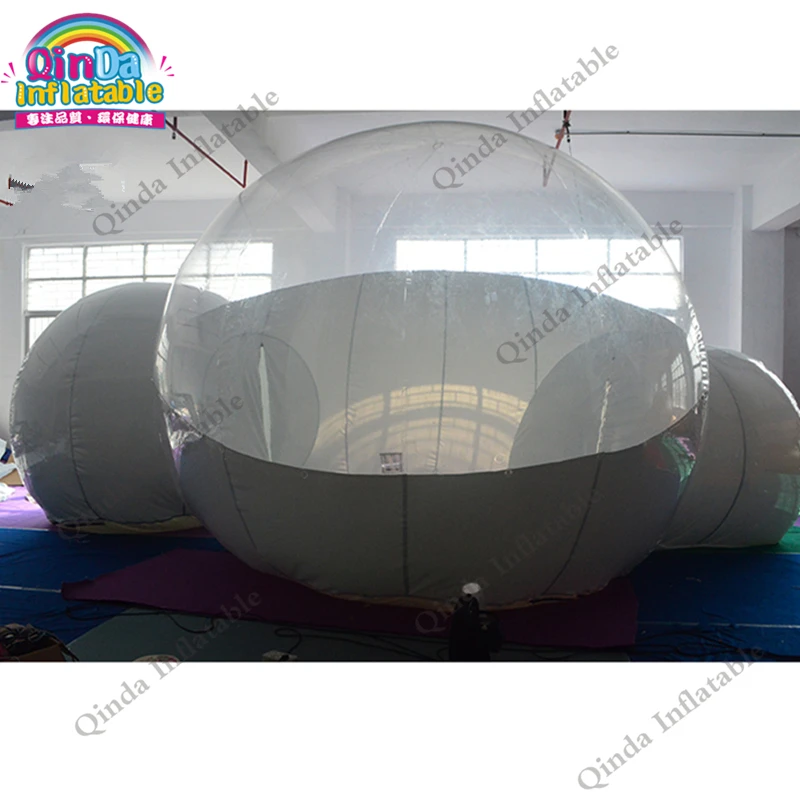 4m Diameter Inflatable Transparent Tent With Double Room,clear Inflatable Bubble Tent For Outdoor Camping 4