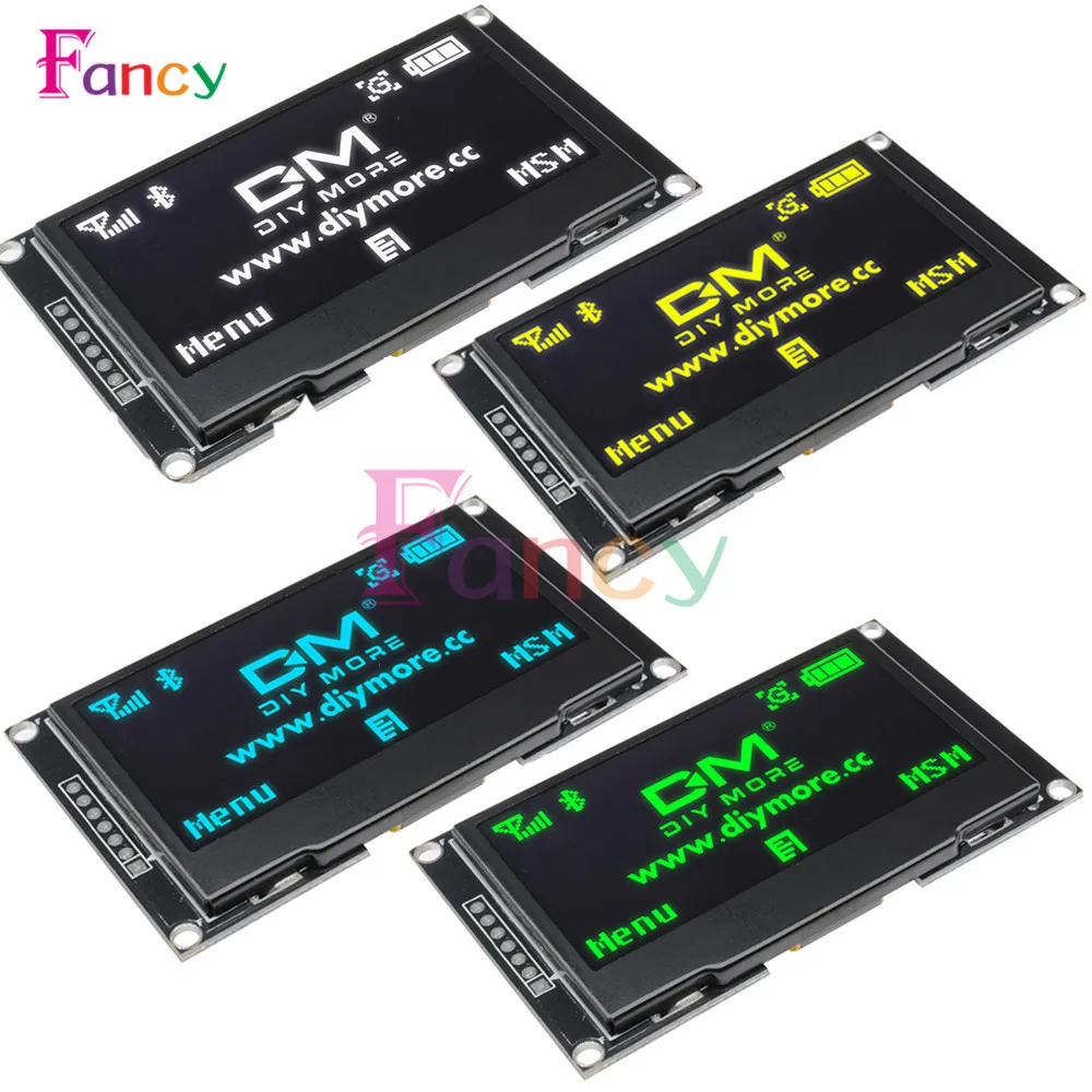 2.42 inch LCD Screen 12864 OLED Display Module IIC I2C SPI Serial C51 STM32 SSD1309 for Arduino 128X64 White/Blue/Green/Yellow 2.42 inch LCD Screen 12864 OLED Display Module IIC I2C SPI Serial C51 STM32 SSD1309 for Arduino 128X64 White/Blue/Green/Yellow