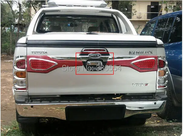 Хромированная Крышка для камеры заднего вида Toyota Hilux|camera rain|camera alarmcamera mp5 |