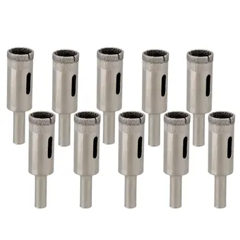 

5pcs 14mm Diamond Coated Core Hole Saw Cutter Tile Ceramic Porcelain Glass Drills