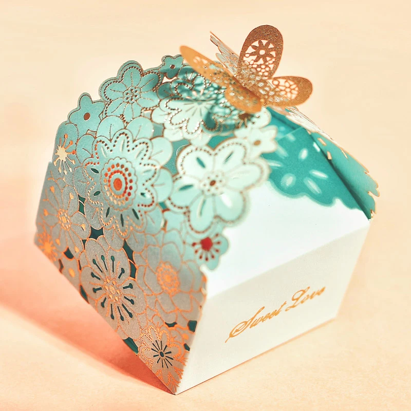 Полая Бабочка узор Европейский Креативный коробка конфет на свадьбу милые подарочные коробки для конфет для свадьбы День рождения товары