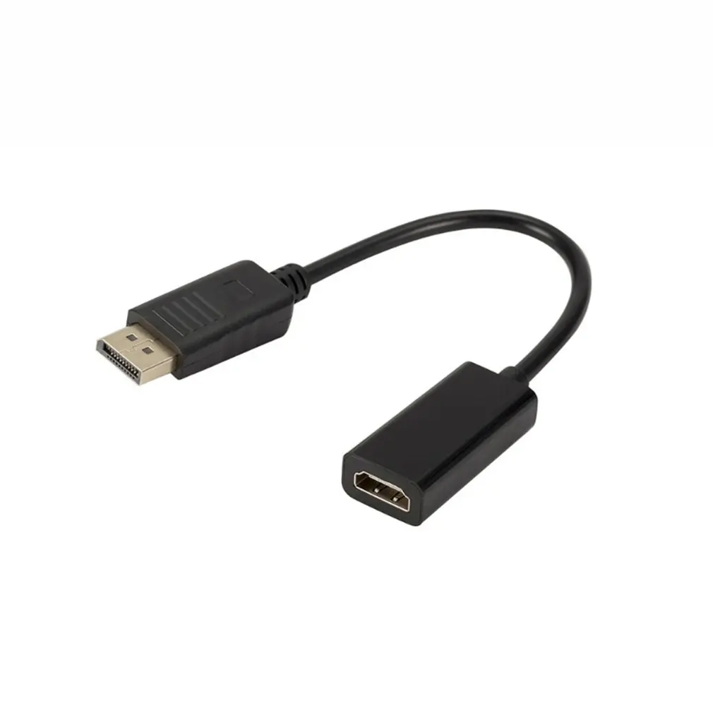 Portable Size Super Long Portable DP Displayport Male to HDMI Female Cable Converter Adapter for PC HP/DELL A144