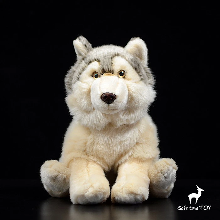 Juguetes de animales de peluche de la vida Real, muñecos de lobos de la selva, juguetes para niños, regalos de Lobo, muñecas grandes|Peluches y muñecos de peluche| - AliExpress