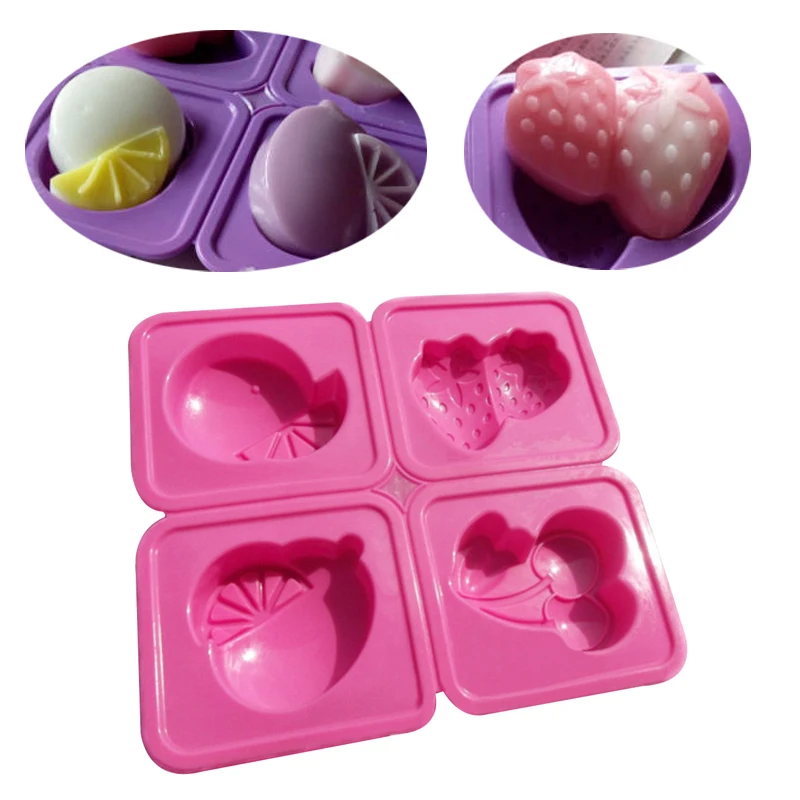 

Fruits Silicone Molds Handmade Pastry Fondant Cake Soap Mold DIY Chocolate Cookies Sugar Ice Jelly Pudding Mould Baking Tool