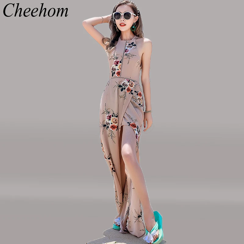 Buy Cheap Cheehom Women Summer Dress Backless Off Shoulder Neck Dress Womens Holiday Symbian Sacks Tahiti Tropical Island Beach Vestidos