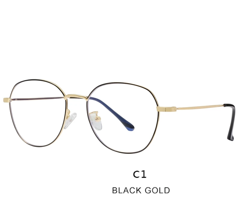 Женские очки против синего цвета, 2 шт. в партии, черные, золотые, серебряные, розовые, RFG1912N