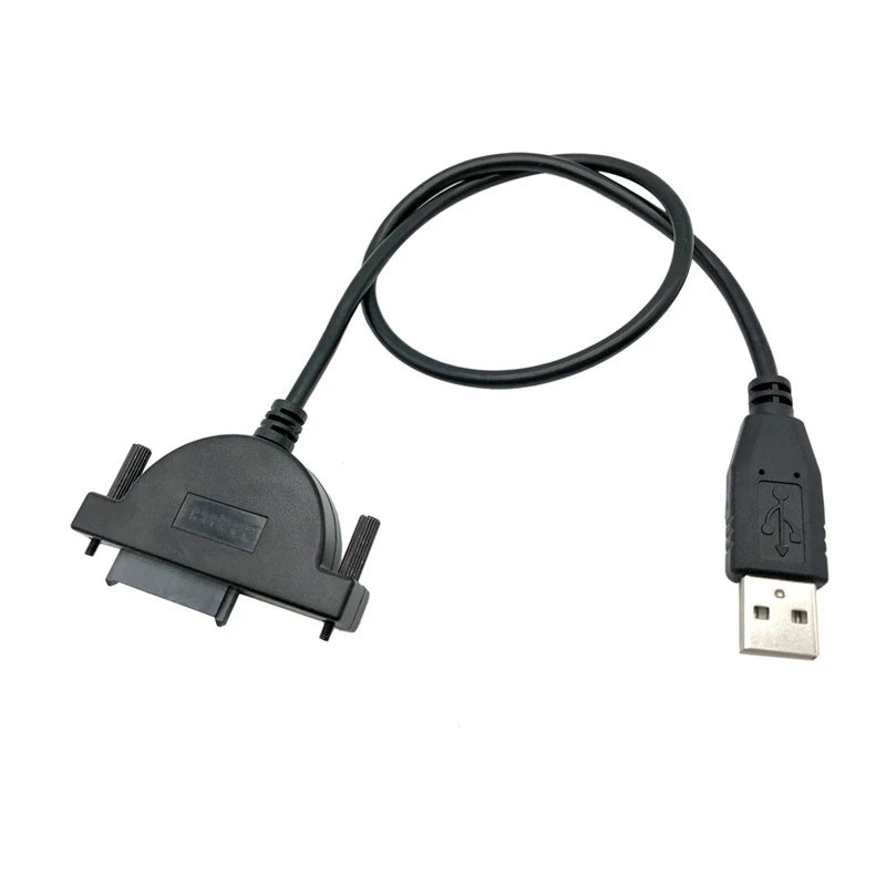 USB 2 0 Mini SATA 7 + 6 13 контактный Кабель адаптер для ноутбука CD / DVD ROM HDD Caddy Slimline Drive