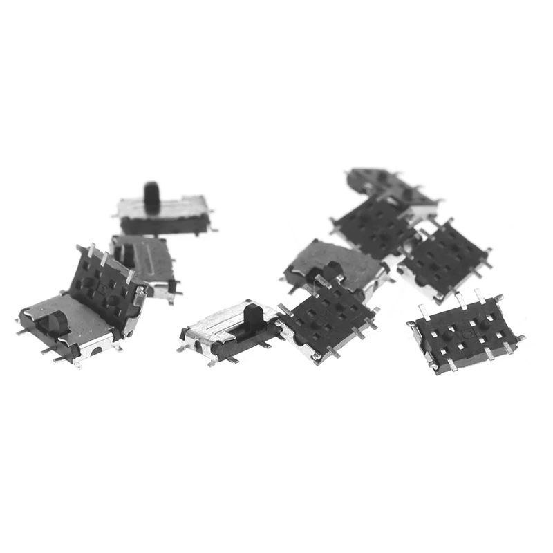 

Everlasting 10Pcs/Set SMD MSS-22C02(2P2T) 6-Pin Slide Switch For DIY Electronic Accessories