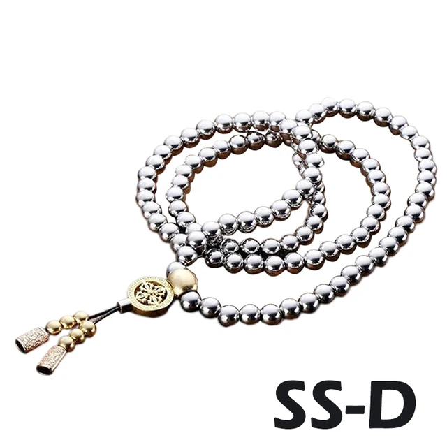 Cuentas de Buda de alta calidad para exteriores,cadena de collar de Cuentas de Buda de alta calidad para exteriores,cadena de collar de
