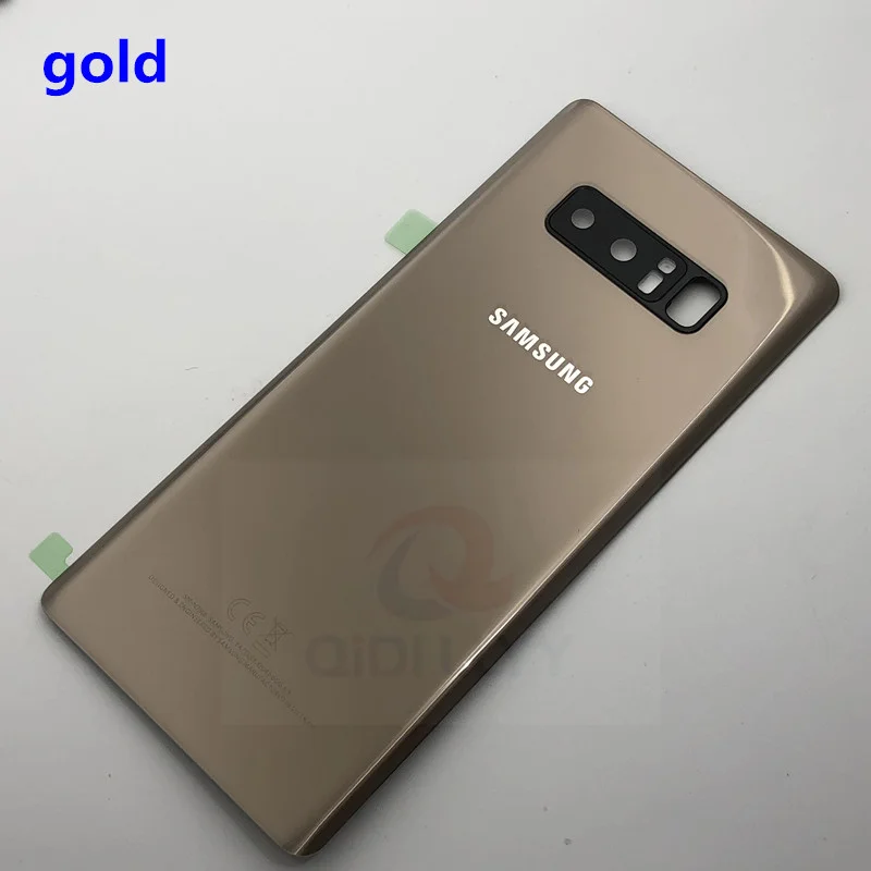 Для SAMSUNG Galaxy Note 8 N950 N950F стеклянная крышка для батареи задняя дверь корпус для SAMSUNG Note 8 оригинальная Задняя стеклянная крышка