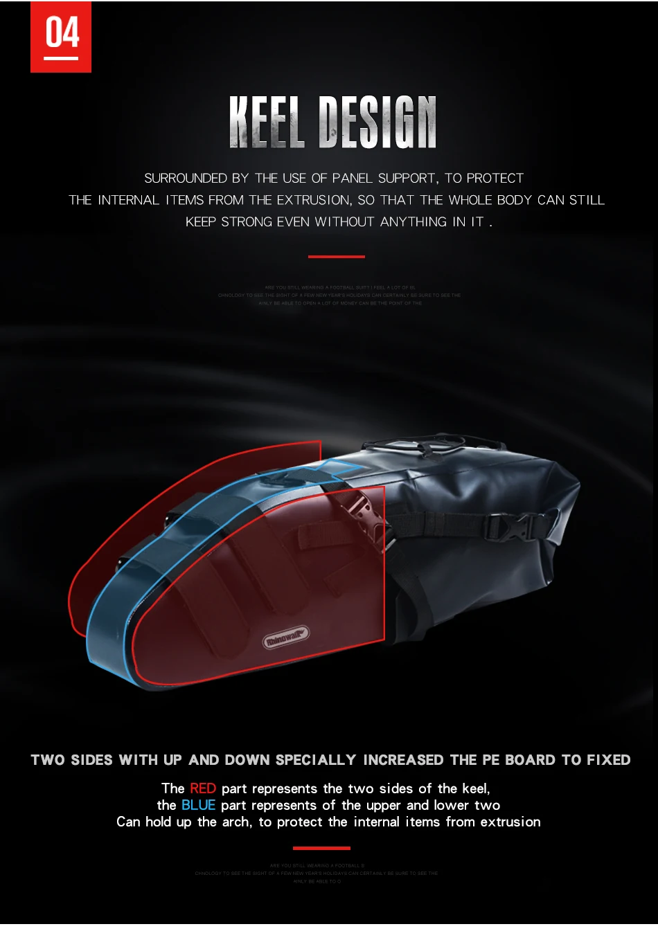 Clearance RHINOWALK Bicycle Bike Saddle Bags 10L High Capacity Tail Bag Prevent Rainwater MTB Road Cycling Travel Rear Goods Shelf Bags 9