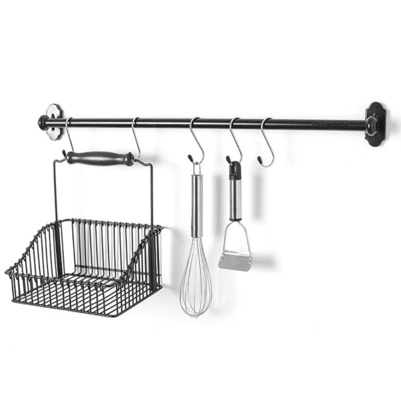 

4 pcs Hanger Hooks S Shaped Metal Hooks Hangers Rails Scarf Clothes Punch Cup Bowl Support Hooks Home Storage