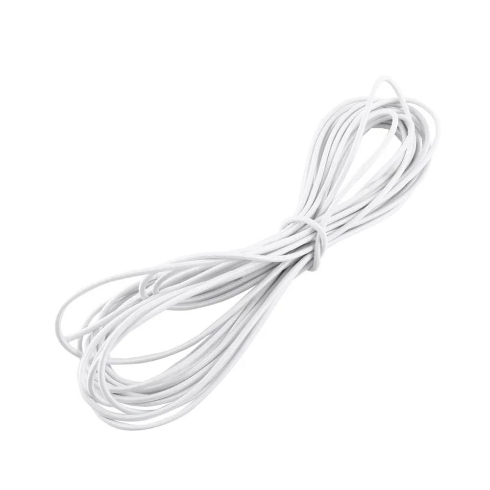4 мм диаметр Черный Белый эластичный канат шок шнур стрейч веревка