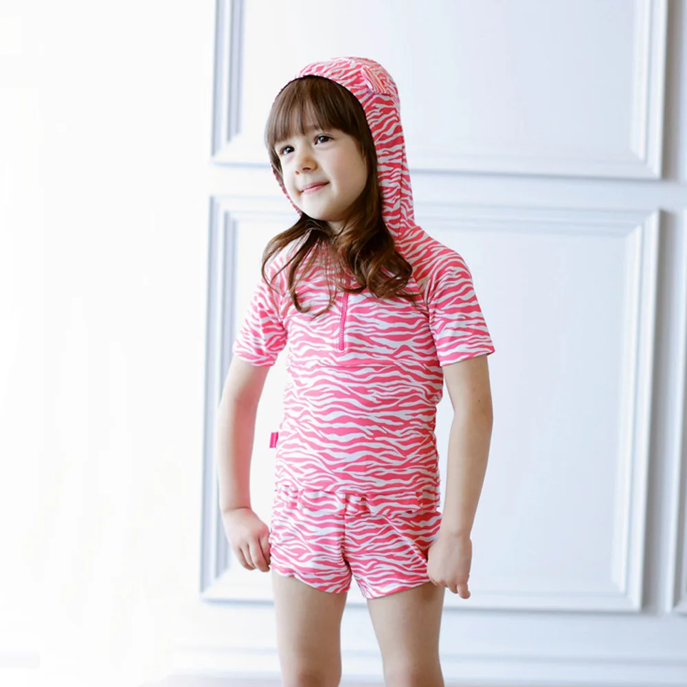 2016 offerta speciale delle ragazze dello swimwear bambini costume da bagno a righe di alta qualit