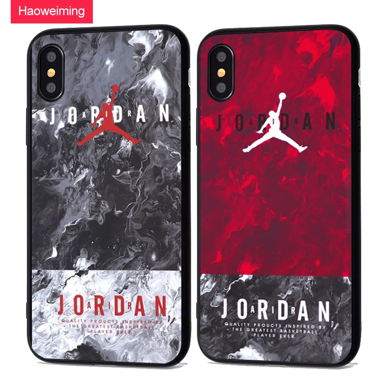 

Jordan 23 Phone Case For iphone X Xs Max XR 10 Ten 8 7 6 6s Plus 5 5s Se Black Soft Silicone TPU Cover Basketball Sports Coque