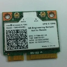 SSEA Новая оригинальная беспроводная карта Wi-Fi+ 4,0 Bluetooth для Intel wireless-N 7260 HMW 300 Мбит/с 802.11a/g/n Hlaf Mini PCI-E