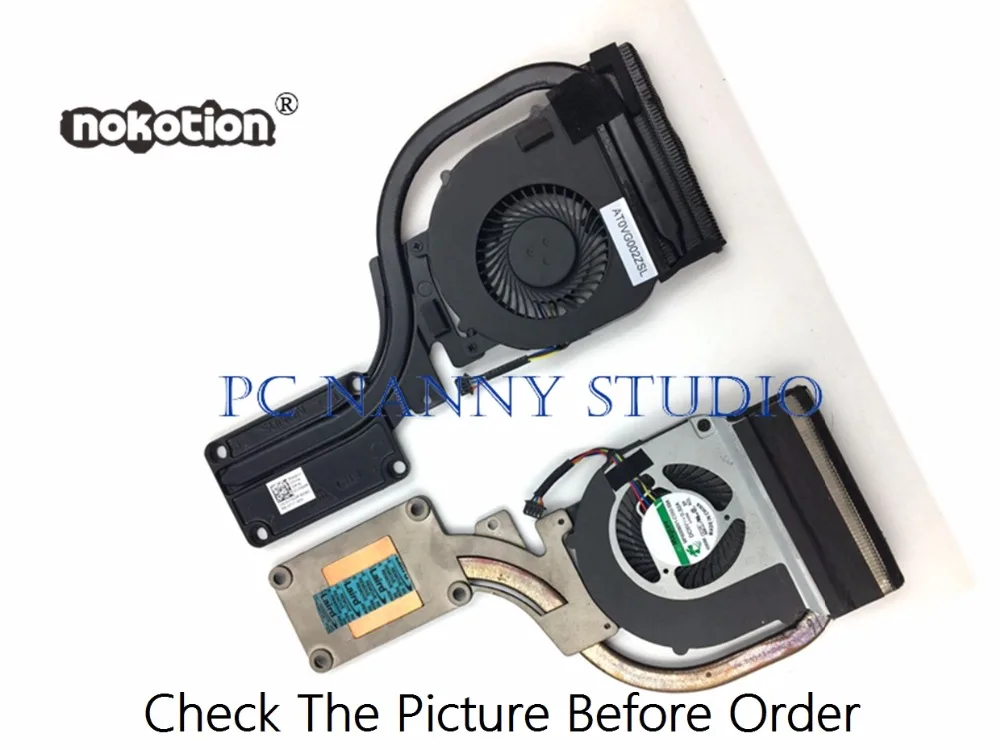 

NOKOTION FOR Dell Latitude E6440 0VTNGR Cooling Fan & Heatsink Assembly Radiator Cooler WORKING used
