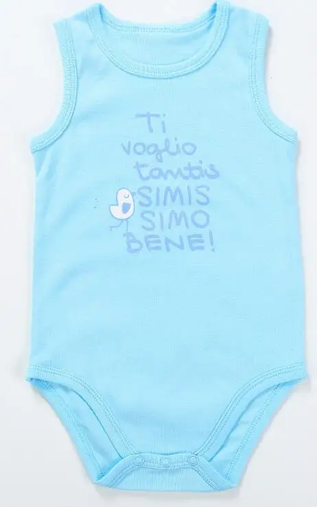 Детские ползунки Bebe Vestidos Новорожденные тело костюм летняя одежда жилет комбинезон одежда для малышей хлопок - Цвет: blue bird