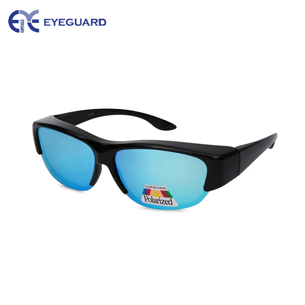 

EYEGUARD Fit Over Sunglasses Cover reading glasses Myopia Polarized lens Light & Stylish for Men