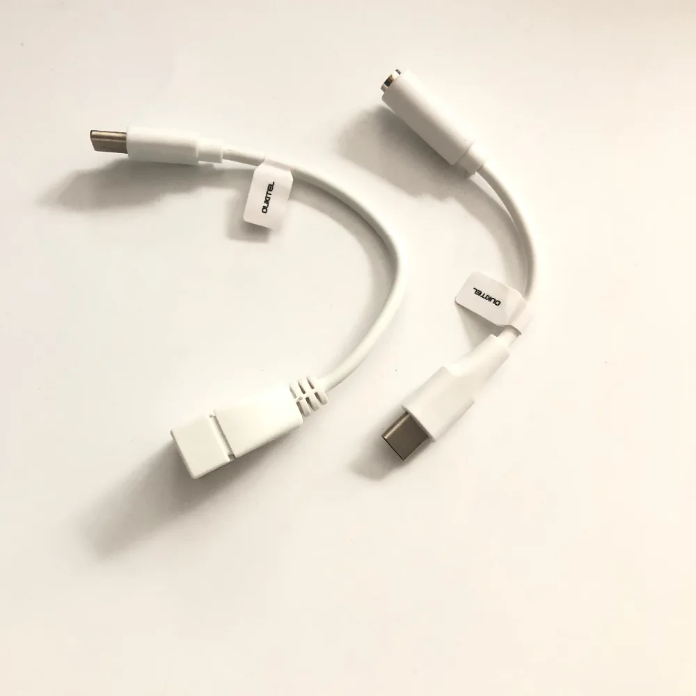 

OUKITEL K6 Used OTG Cable OTG Line Earphone Transfer Line For OUKITEL K6 MTK6763 Octa Core 6.0''FHD 2160x1080 Smartphone