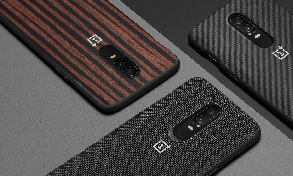 Чехол-бампер OnePlus 6 из черного дерева и нейлона Karbon+ чехол из ТПУ, Официальный чехол OnePlus6 из углеродного волокна, защитный чехол One Plus 6