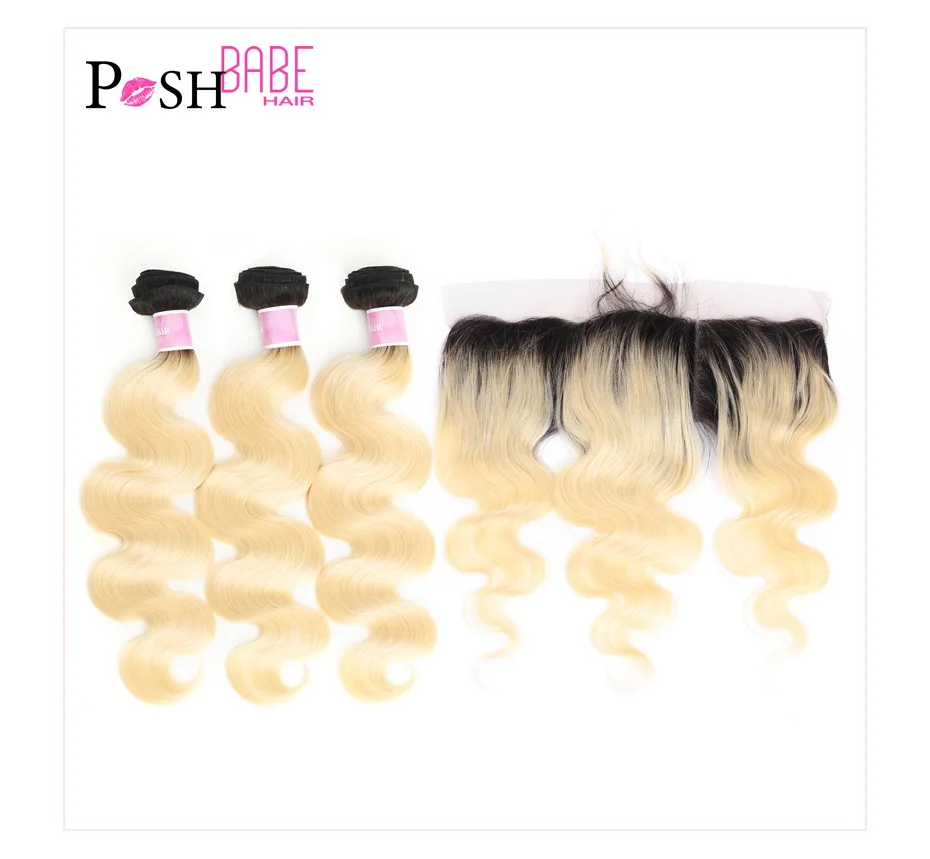 honey blonde bundles with closure (1)