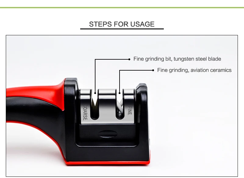 Sowoll 3 в 1 точилка для кухонных ножей для ножниц из нержавеющей стали керамические ножи Заточка инструменты бытовой гостиничный аксессуар