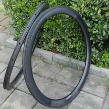 FLX-RIM-C15: 25 мм ширина-UD углеродный матовый велосипедный дорожный велосипед клинчерный обод 50 мм(базальтовая Тормозная сторона