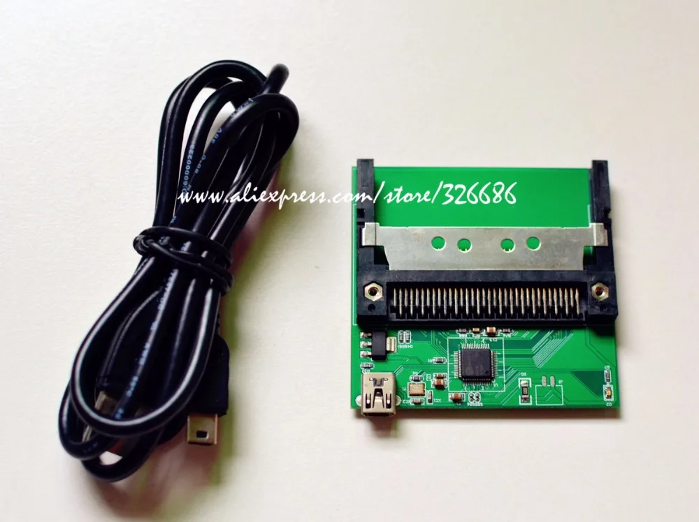 Brand New Standard USB 2.0 to 68pin PCMCIA Card Reader for ATA SD / CF