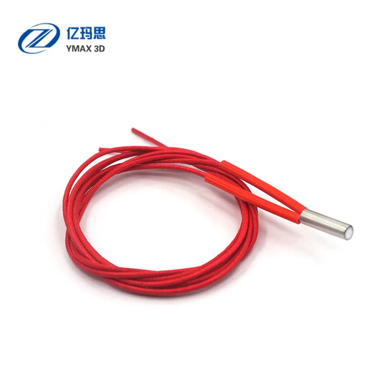 

12V 40W Ceramic Cartridge Heater 6mm*20mm For Extruder 3D Printers Parts Heating Tube Heat 12V40W 1M Extrusion Part