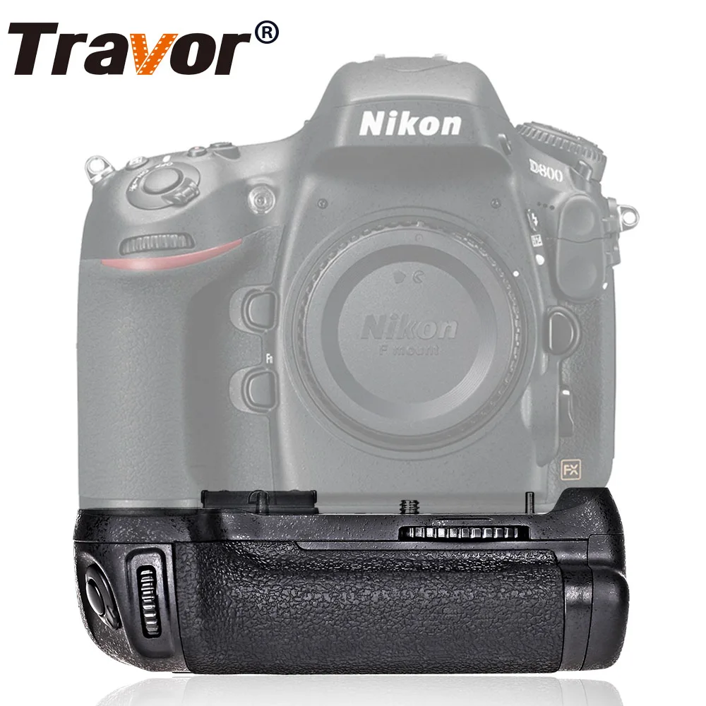 Travor Professional Multi Power Battery Grip for Nikon D800 D800E DSLR Camera as MB D12 MBD12