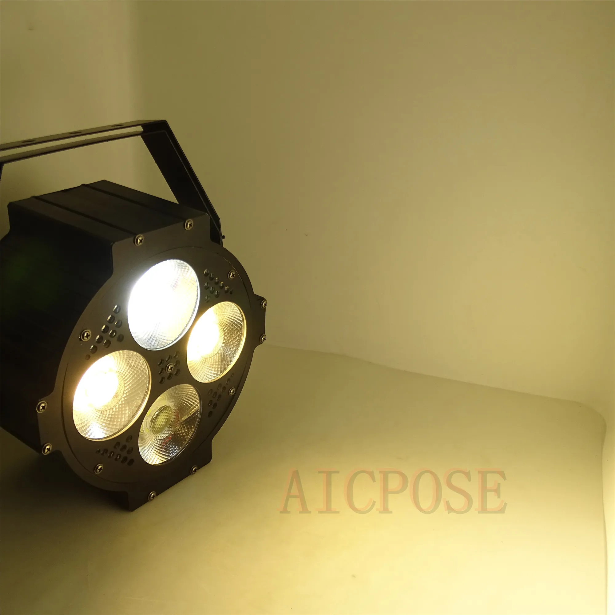 200 Вт лампы с cob-светодиодами 4x50 Вт цветные лампы теплый белый/холодный белый 2в1 4 глаза Cob профессиональное оборудование Stgae прожектор
