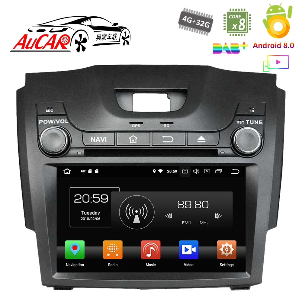 Android 8.0 Car DVD Player for Chevrolet S10 Isuzu D-max GPS Navigation system Bluetooth GPS Car Radio Stereo WIFI 4G AUX touch Android 8.0 Car DVD Player for Chevrolet S10 Isuzu D-max GPS Navigation system Bluetooth GPS Car Radio Stereo WIFI 4G AUX touch