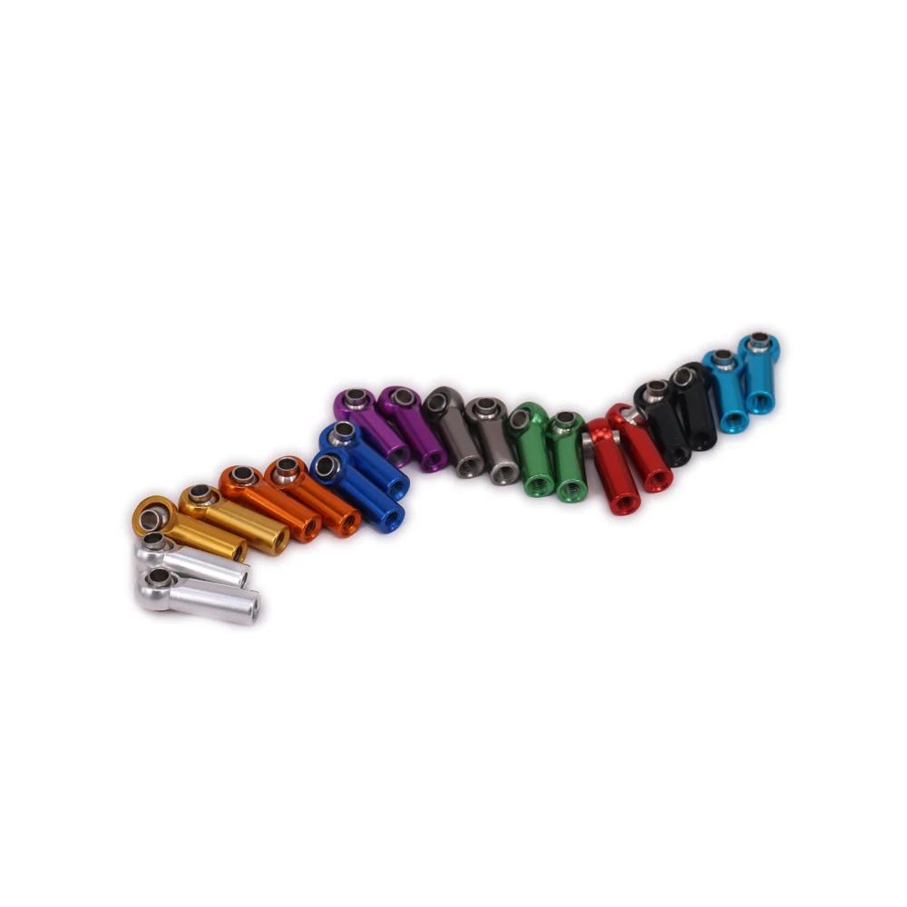 

2Pcs RCAWD Aluminum Ball Head Tie Rod Link M2.5 For Rc Hobby Model Car Tie Rod End N10215 Reciprocal Thread 18mm Long