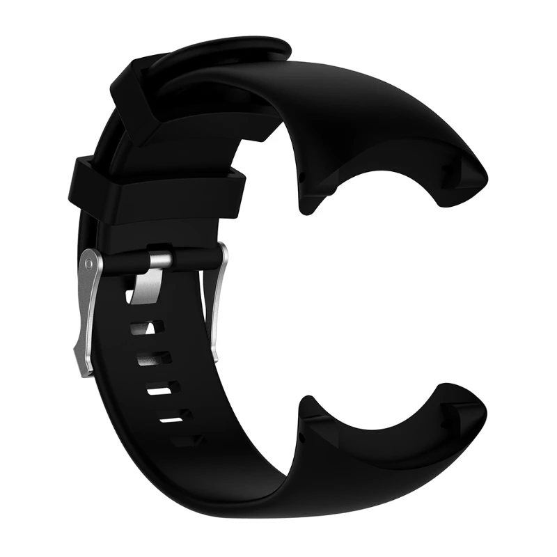 Новый силиконовый сменный ремешок на запястье для Suunto Core все черные спортивные